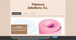 Desktop Screenshot of plasticoszabalburu.com