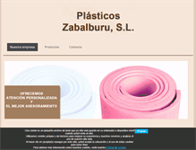 Tablet Screenshot of plasticoszabalburu.com